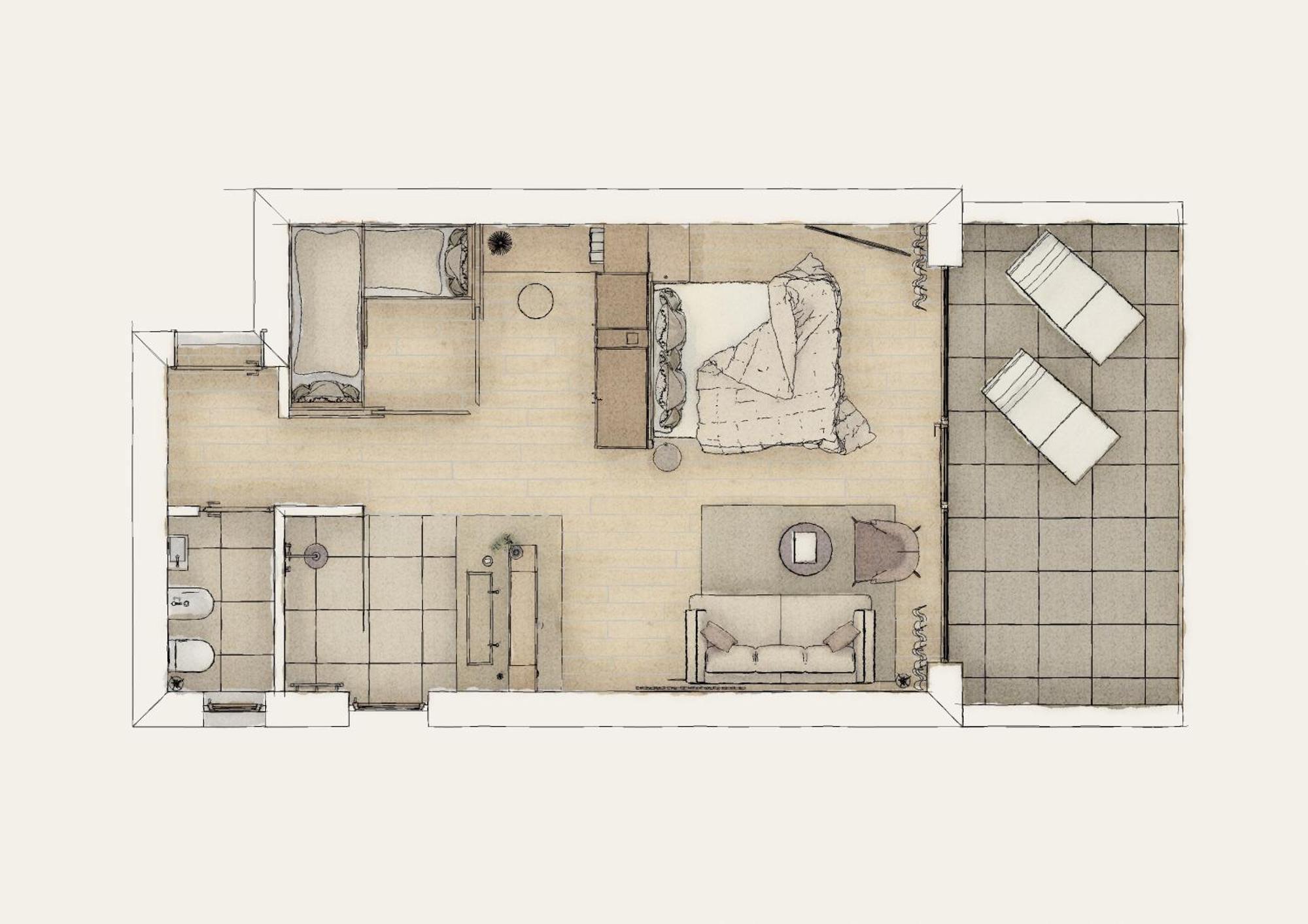 Suite Junior con Vista Montagna
